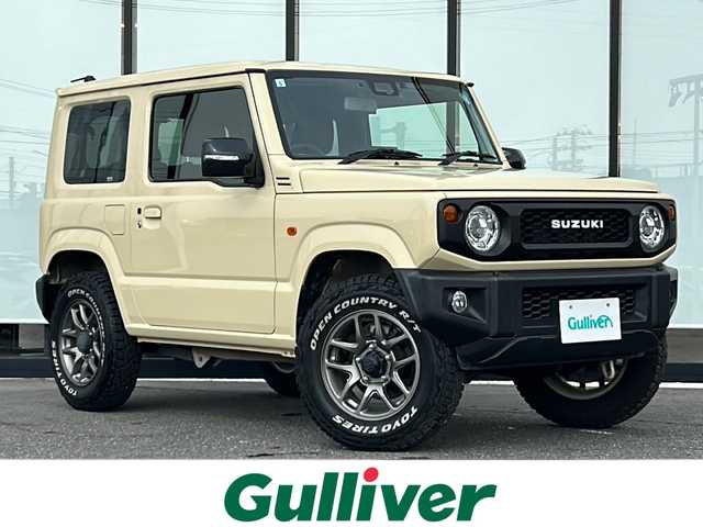 スズキ ジムニー XC 山形県 2022(令4)年 4.4万km シフォンアイボリーメタリックブラック2トーンルーフ ４WD/衝突被害軽減システム/社外ディスプレイオーディオ/（Panasonic　　CN-RZ８７５）/クルーズコントロール/レーンキープアシスト/電動格納ミラー/ウインカーミラー/ステアリングスイッチ/純正フロアマット/純正AW/シートヒーター/ダウンヒルアシストコントロール/フォグランプ/オートライト