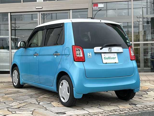 ホンダ Ｎ ＯＮＥ G Lパッケージ 静岡県 2013(平25)年 5.4万km 青 純正オーディオ/・Bluetooth/CD/DVD/主要装備/・ドライブレコーダー　/・バックカメラ　/・オートライト　　/・アイドリングストップ　/・オートエアコン　/・純正フロアマット　/・純正アルミキャップ　/・社外レザーシート　/・ＨＤＭＩ　/・プッシュスタート　/・スマートキー/・パワーステアリング/・パワーウィンドウ
