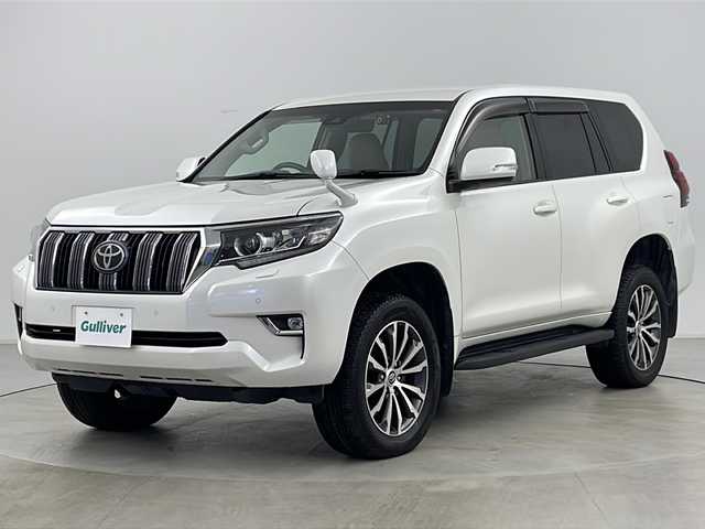 トヨタ ランドクルーザー プラド TX Lパッケージ 道央・札幌 2020(令2)年 4.1万km ホワイトパールクリスタルシャイン ・４ＷＤ/・社外ナビ＆ＴＶ＆ＢＴ＆ＤＶＤ＆ＣＤ/・バックカメラ/・ワンオーナー/・衝突被害軽減ブレーキ/・アダプティブクルーズコントロール/・レーンキープアシスト/・コーナーセンサー/・前席シートヒーター＆ベンチレーション＆パワーシート/・全席ベージュ革/・ＬＥＤヘッドライト/・社外ドライブレコーダー/・ＥＴＣ