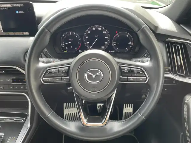マツダ ＣＸ－６０ XD HV エクスクルーシブスポーツ 大阪府 2023(令5)年 3.3万km パール ワンオーナー/純正メーカーナビ/BT/USB/TV/AppleCarPlay/AndroidAuto/BOSEサウンドシステム/360度カメラ/黒革シート/D/N席パワーシート/全席シートヒーター/D/N席エアシート/ステアリングヒーター/ヘッドアップディスプレイ/追従機能付きクルーズコントロール/レーンキープアシスト/ブラインドスポットモニター/前後コーナーセンサー/ダウンヒルアシスト/パドルシフト/LEDヘッドライト/オートハイビーム/ヘッドライトウォッシャー/リバース連動電格ミラー/純正フロアマット/純正20インチAW/スペアキー/ETC