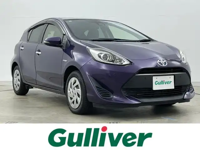 トヨタ アクア S スタイルブラック 岡山県 2018(平30)年 2.8万km ジュエリーパープルマイカM 純正SDナビ【NSZT-W68T】/(CD/DVD/BT/フルセグ)/バックカメラ/プッシュスタート/スマートキー/ビルトインETC/アイドリングストップ/LEDヘッドライト/トヨタセーフティセンス/・衝突軽減ブレーキ/・レーンキープアシスト/・横滑り防止装置/・オートハイビーム/純正フロアマット/ドアバイザー