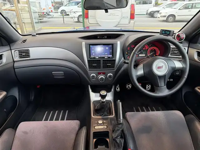 スバル インプレッサ ＷＲＸ STi スペックC 兵庫県 2009(平21)年 12.4万km WRブルーマイカ 社外メモリーナビ/（CD/DVD/BT/フルセグTV）/バックカメラ/前席STi　RECAROシート/ドライブレコーダー/ETC/HIDヘッドライト/社外マフラー/ADVANレーシングホイール/クスコタワーバー/Defiターボメーター/取扱説明書