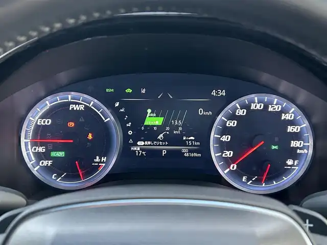 トヨタ クラウン ハイブリッド G 愛媛県 2019(令1)年 4.9万km プレシャスブラックパール 登録時走行距離：48169Km/純正メーカーOPメモリナビ/AM/FM/CD/DVD/TV/BT/SD/ETC2.0/Bカメラ/前後ドラレコ/パワーシート/追従クルコン/横滑り防止装置/盗難防止装置/衝突軽減システム/前後コーナーセンサー/LEDヘッドライト/オートライト/オートハイビーム/エンジンスタートボタン/スマートキー/純正アルミホイール/純正フロアマット