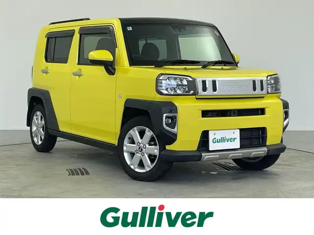ダイハツ タフト G 愛知県 2020(令2)年 6.4万km レモンスカッシュクリスタルM 純正９型スマホ連携ナビ　/UVIRカットシェード付きガラスルーフ　/ＢＴ　ＣＤ　ＤＶＤ　フルセグＴＶ　ＦＭ　ＡＭ　ＳＤ　/全周囲カメラ　/ETC/LEDオートヘッドライト/スマートアシスト　/車線逸脱警報/前方後方誤発進抑制/衝突回避支援ブレーキ/先行車発進告知/標識認識機能/スマートパノラマパーキングアシスト/電動パーキングブレーキ/ブレーキホールド/電動格納ミラー/フロアマット/ルーフレール/純正ドライブレコーダー　/シートヒーター/スマートキー