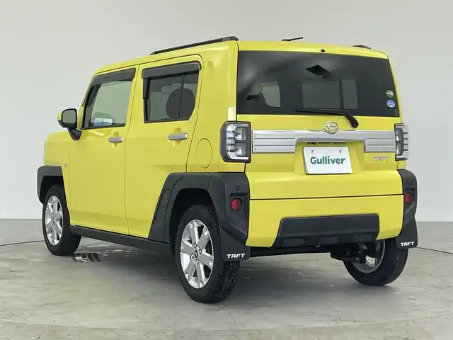ダイハツ タフト G 愛知県 2020(令2)年 6.4万km レモンスカッシュクリスタルM 純正９型スマホ連携ナビ　/UVIRカットシェード付きガラスルーフ　/ＢＴ　ＣＤ　ＤＶＤ　フルセグＴＶ　ＦＭ　ＡＭ　ＳＤ　/全周囲カメラ　/ETC/LEDオートヘッドライト/スマートアシスト　/車線逸脱警報/前方後方誤発進抑制/衝突回避支援ブレーキ/先行車発進告知/標識認識機能/スマートパノラマパーキングアシスト/電動パーキングブレーキ/ブレーキホールド/電動格納ミラー/フロアマット/ルーフレール/純正ドライブレコーダー　/シートヒーター/スマートキー