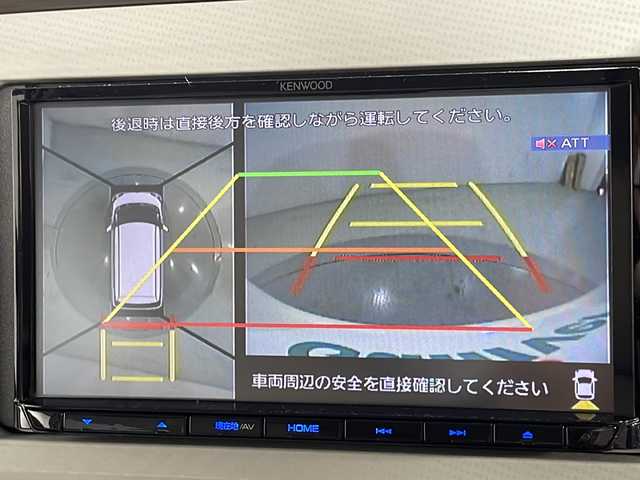 ダイハツ ムーヴ キャンバス G メイクアップ リミテッド　SAⅢ 広島県 2022(令4)年 2.2万km パールホワイトⅢ/ナチュラルベージュマイカメタリック 2トーン パノラマモニター/両側パワースライドドア/社外ナビ/シートヒーター/スマートアシスト/・衝突回避支援ブレーキ/・車線逸脱警報/・車線逸脱抑制/・オートハイビーム/・誤発進抑制機能/LEDヘッドランプ/ETC/ドライブレコーダー