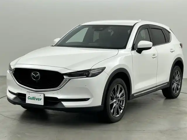 マツダ ＣＸ－５ XD エクスクルーシブモード 福岡県 2019(平31)年 2.7万km スノーフレイクホワイトパールマイカ 純正ナビ　/全方位カメラ　/ＥＴＣ　/前後ドラレコ　/ＢＯＳＥサウンド　/ＡＣＣ　/コーナーセンサー　/衝突軽減ブレーキ　/レーンキープ　/ＢＳＭ　/ＭＴモード付き　/シートヒーター　/パワーシート　/パワーリアゲート　/ＬＥＤ