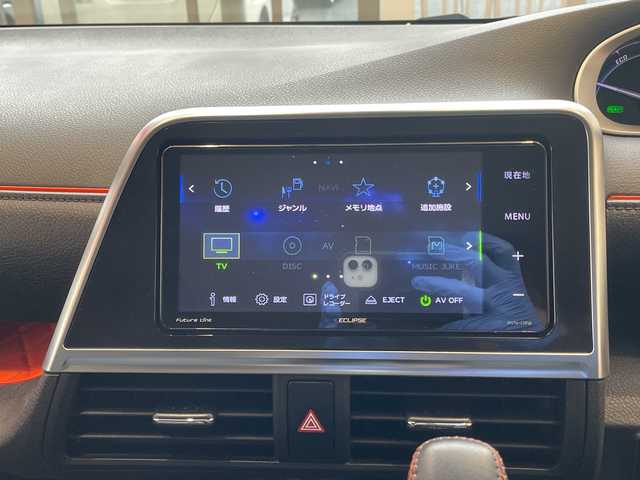 トヨタ シエンタ ハイブリッド G クエロ 埼玉県 2018(平30)年 5.2万km クールボルドーガラスフレーク トヨタセーフティセンス/社外ナビ/　　CD/DVD/BT/フルセグTV/バックカメラ/両側パワースライドドア/LEDオートライト/ハーフレザー/ステアリングスイッチ/プッシュスタート/ETC/禁煙車