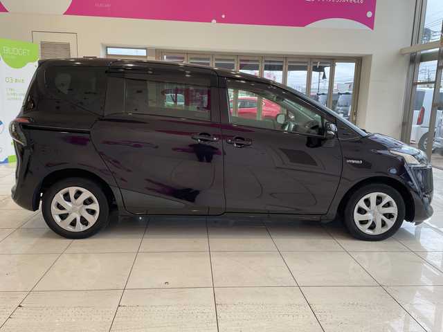 トヨタ シエンタ ハイブリッド G クエロ 埼玉県 2018(平30)年 5.2万km クールボルドーガラスフレーク トヨタセーフティセンス/社外ナビ/　　CD/DVD/BT/フルセグTV/バックカメラ/両側パワースライドドア/LEDオートライト/ハーフレザー/ステアリングスイッチ/プッシュスタート/ETC/禁煙車