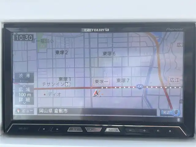 スズキ ハスラー G 岡山県 2016(平28)年 5.9万km フェニックスレッドパール/ブルーイッシュブラックパール 登録時走行距離　58650km/禁煙車/社外ナビ/　(CD/フルセグTV/Bluetooth)/バックカメラ/衝突被害軽減システム/ETC/シートヒーター（D・N席）/純正HIDヘッドライト/オートライト/プッシュスタート/スマートキー/スペアキー×1/アイドリングストップ/ドアバイザー/電動格納ミラー/純正フロアマット/横滑防止装置/盗難防止装置/取扱説明書/新車時整備手帳（保証書）