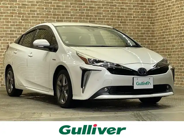 トヨタ プリウス S ツーリングセレクション 岩手県 2020(令2)年 5万km ホワイトパールクリスタルシャイン アルパイン9インチナビ/CD/DVD/Bluetooth/フルセグテレビ/バックカメラ/レーダークルーズコントロール/シートヒーター/ETC/オートライト/LEDヘッドライト/衝突軽減ブレーキ/レーンキープアシスト/フォグランプ/アイドリングストップ/ウィンカーミラー/TRDリアスポイラー