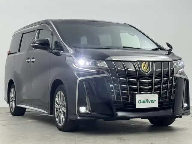 トヨタ アルファード S タイプゴールドⅡ 愛知県 2021(令3)年 3.6万km ブラック 純正９インチディスプレイオーディオ　/（フルセグ／Bluetooth）　/レーダークルーズコントロール　/バックモニター　/コーナーセンサー　/レーンキープアシスト　/衝突軽減システム　/両側パワースライドドア　/電動リア　/ハーフレザーシート　/純正ＡＷ
