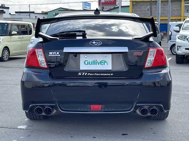 スバル インプレッサ ＷＲＸ STI A－Line 道北・旭川 2011(平23)年 9.9万km オブシディアンブラックパール ・メモリナビ（BT/CD/SD/ワンセグ）/・バックカメラ/・ビルトインETC/・純正フロアマット/・ハーフレザーシート/・パドルシフト/・社外エンジンスターター/・社外スロットルコントローラー/・社外マフラー/・ダウンサス/・WORK１８インチアルミホイール/・ドアバイザー/・ウィンカーミラー/・フォグランプ/・HID/・保証書