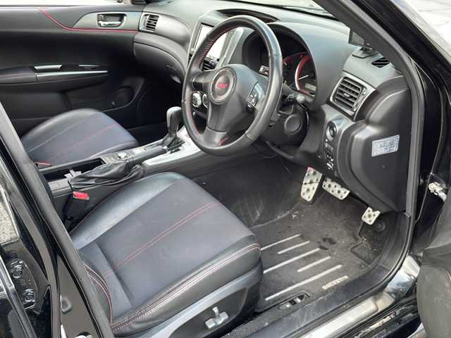 スバル インプレッサ ＷＲＸ STI A－Line 道北・旭川 2011(平23)年 9.9万km オブシディアンブラックパール ・メモリナビ（BT/CD/SD/ワンセグ）/・バックカメラ/・ビルトインETC/・純正フロアマット/・ハーフレザーシート/・パドルシフト/・社外エンジンスターター/・社外スロットルコントローラー/・社外マフラー/・ダウンサス/・WORK１８インチアルミホイール/・ドアバイザー/・ウィンカーミラー/・フォグランプ/・HID/・保証書