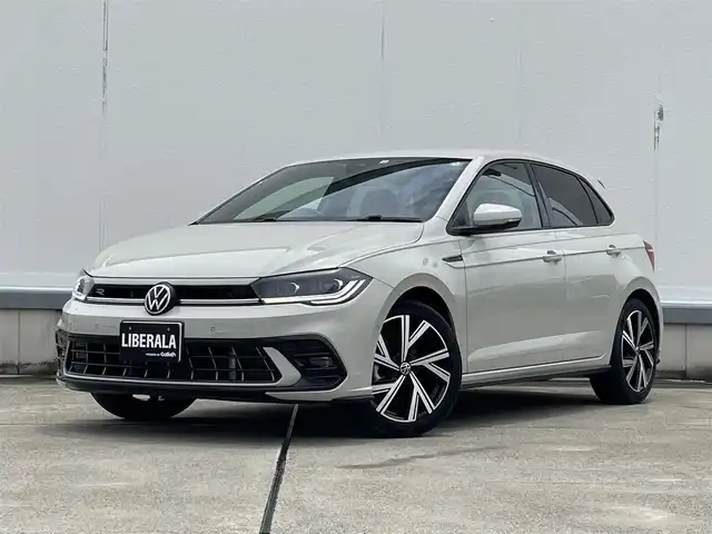 フォルクスワーゲン ＶＷ ポロ TSI Rライン 東京都 2022(令4)年 1.9万km グレー 純正ナビ/バックカメラ/ETC2.0/アダプティブクルーズコントロール/純正17インチアルミホイール/apple car play/android audio/LEDヘッドライト/Bluetooth接続/プッシュスタート/スマートキー/電動格納ミラー