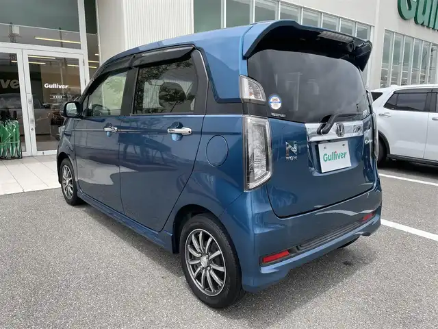 ホンダ Ｎ ＷＧＮ カスタム G ターボパッケージ 石川県 2014(平26)年 4.1万km ホライゾンターコイズパール 純正メモリーナビ/純正CD/ワンセグTV/バックカメラ/HIDヘッドライト/ETC/ドライブレコーダー/クルーズコントロール/純正アルミホイール/スマートキー/プッシュスタート/電動ミラー/レーダーブレーキ/フォグランプ/保証書