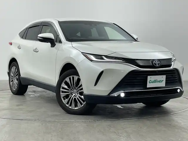 トヨタ ハリアー ハイブリッド Z 群馬県 2020(令2)年 7.3万km ホワイトパールクリスタルシャイン 純正９型ナビ　バックカメラ　純正ビルトインＥＴＣ　純正ドライブレコーダー　ステアリングリモコン　オートライト　スマートキー　プッシュスタート　ＬＥＤヘッドライト　アイドリングストップ　パニティミラー
