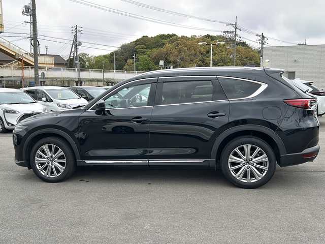 マツダ ＣＸ－８ XD エクスクルーシブモード 山口県 2022(令4)年 4.5万km ジェットブラックマイカ 全方位カメラ/BOSEサウンドシステム/レザーシート/パワーシート/シートヒーター/クルーズコントロール/パワーバックドア/コーナーセンサー/ヘッドアップディスプレイ/LEDヘッドライト