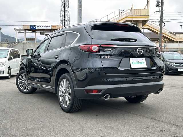 マツダ ＣＸ－８ XD エクスクルーシブモード 山口県 2022(令4)年 4.5万km ジェットブラックマイカ 全方位カメラ/BOSEサウンドシステム/レザーシート/パワーシート/シートヒーター/クルーズコントロール/パワーバックドア/コーナーセンサー/ヘッドアップディスプレイ/LEDヘッドライト
