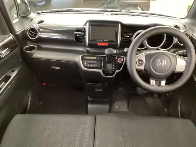 ホンダ Ｎ ＢＯＸ カスタム G Lパッケージ 栃木県 2012(平24)年 8万km プレミアムホワイトパール  カロッツェリアメナビ（AVIC-RZ812)/ フルセグテレビ/ バックカメラ/ B/Tオーディオ/ ドアバイザー/ プッシュスタート/ 片側パワースライドドア/ HIDヘッドライト/ ETC/ 純正フロアマット