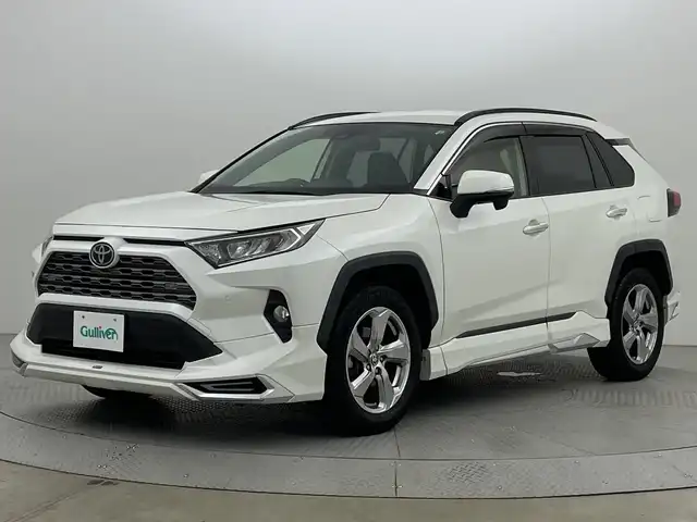 トヨタ ＲＡＶ４ G 新潟県 2020(令2)年 5.1万km ホワイトパールクリスタルシャイン ４WD/トヨタセーフティセンス/モデリスタ/禁煙車/純正SDナビ/　　CD/DVD/AM/FM/フルセグ/BT/SD/バックモニター/パワーバックドア/レーダークルーズコントロール/LEDオートライト/オートマチックハイビーム/運転席パワーシート/前席シートヒーター/純正18インチアルミホイール付/ステアリングスイッチ/ステアリングヒーター/ドライブレコーダー/ブラインドスポットモニター/USBポート/電動パーキングブレーキ/オートブレーキホールド/スペアキー/スマートキー/ETC