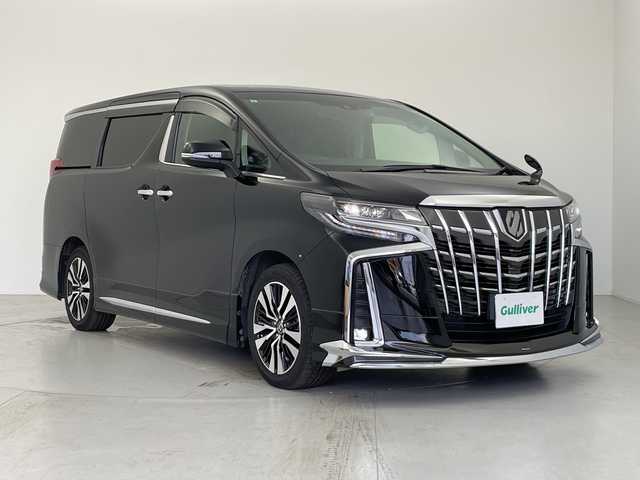 トヨタ アルファード S Cパッケージ 愛知県 2021(令3)年 3万km ブラック ワンオーナー/モデリスタエアロ/純正ディスプレイオーディオ/純正オプションＤＶＤ再生可能/純正フリップダウンモニター/黒革シート/エアシート・シートヒーター/両側パワースライドドア/パワーバックドア/ETC/スマートキー/三眼ヘッドライト/バックカメラ/ドライブレコーダー