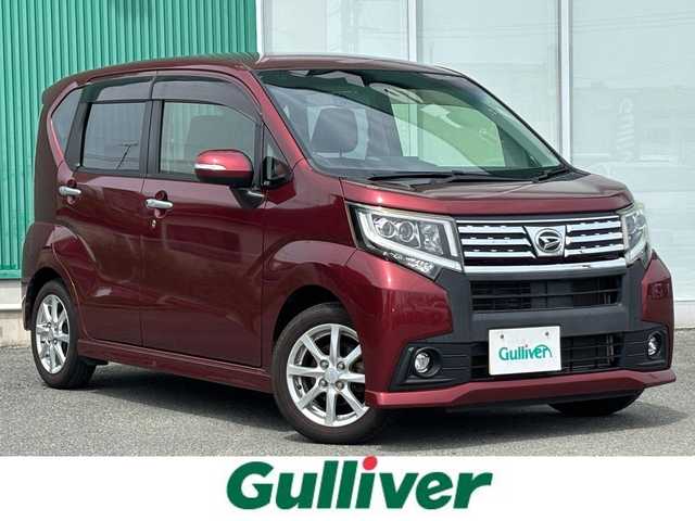 ダイハツ ムーヴ カスタム X 福岡県 2016(平28)年 4.9万km ファイアークォーツレッドM プシュスタート/パワステ/パワーウィンドウ/純正フロアマット/横滑り防止機能/ABS/ETC/オートライト/ベンチシート