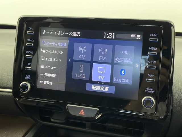 トヨタ ヤリスクロス ハイブリッド Z 宮城県 2020(令2)年 6.8万km ブラックマイカ 禁煙車/Toyota Safety Sense/・プリクラッシュセーフティ/・レーントレーシングアシスト/・レーダークルーズコントロール/・オートマチックハイビーム/・パーキングサポートブレーキ/純正OPナビ/・BT.USB.ミラーキャスト/・フルセグTV/バックカメラ/ハーフレザーシート/・前席シートヒーター/・D席パワーシート/ビルトインETC/ドライブレコーダー（FR）/LEDヘッドライト/プッシュスタート/スマートキー/電動パーキングブレーキ/純正18インチAW/純正フロアマット/AC１００V充電