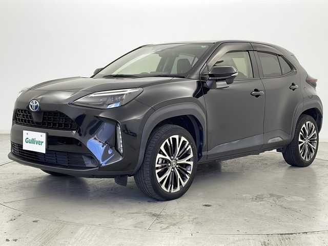 トヨタ ヤリスクロス ハイブリッド Z 宮城県 2020(令2)年 6.8万km ブラックマイカ 禁煙車/Toyota Safety Sense/・プリクラッシュセーフティ/・レーントレーシングアシスト/・レーダークルーズコントロール/・オートマチックハイビーム/・パーキングサポートブレーキ/純正OPナビ/・BT.USB.ミラーキャスト/・フルセグTV/バックカメラ/ハーフレザーシート/・前席シートヒーター/・D席パワーシート/ビルトインETC/ドライブレコーダー（FR）/LEDヘッドライト/プッシュスタート/スマートキー/電動パーキングブレーキ/純正18インチAW/純正フロアマット/AC１００V充電