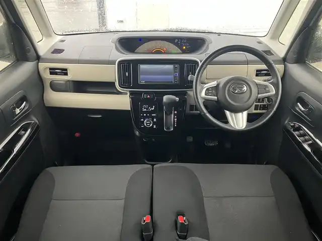 ダイハツ ムーヴ キャンバス X ブラックインテリア リミテッド SAⅢ 道南・函館 2018(平30)年 2.4万km スムースグレーマイカメタリック/ファイアークォーツレッドメタリック 2トーン /純正ナビ//フルセグTV//ドライブレコーダー//全周囲カメラ//ETC//両側パワースライドドア//衝突軽減ブレーキ//サイドバイザー//オートハイビーム//電格ミラー//オートライト//フロントフォグランプ//スマートキー//エンジンプッシュスタート