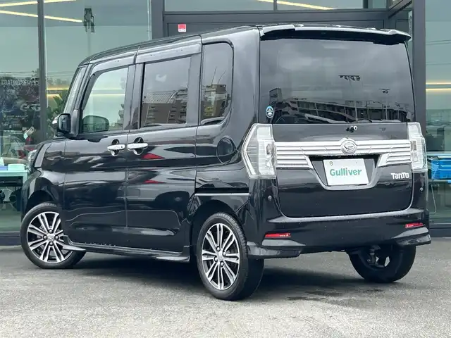 ダイハツ タント カスタム RS トップED SAⅡ 東京都 2016(平28)年 6.1万km ブラックマイカメタリック 社外メモリナビ/バックカメラ/ETC/両側パワースライドドア/ドライブレコーダー/衝突軽減システム/ハーフレザーシート/スマートキー/オートライト