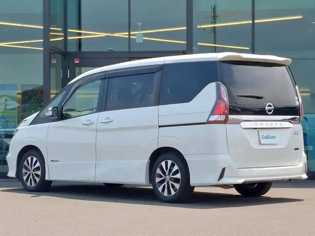日産 セレナ ハイウェイスター プロパイロットED 東京都 2017(平29)年 3.9万km パール 純正SDナビ/フルセグ/CD/DVD/Bluetooth接続/ETC/プッシュスタート/ドライブレコーダー/両側スライドドア/ステアリングスイッチ/クルーズコントロール/コーナーセンサー/LEDヘッドライト/オートライト/横滑り防止/ドアバイザー/クルコン