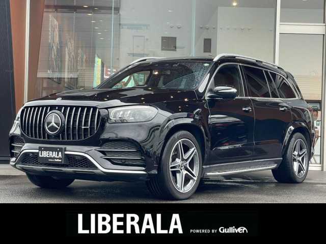 メルセデス・ベンツ ＧＬＳ４００ｄ 4マチック AMGライン 鹿児島県 2020(令2)年 6.7万km 黒 法人ワンオーナー/禁煙車/サンルーフ/バックカメラ/サイドカメラ/フロントカメラ/全周囲カメラ/レザーシート/パワーシート/シートヒーター/ドライブレコーダー/電動リアゲート/パドルシフト/ETC/アイドリングストップ/純正ナビ/Bluetooth/フルセグ/レーンキープアシスト/横滑り防止装置/純正21インチアルミホイール/純正フロアマット