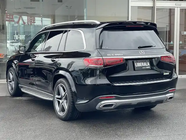 メルセデス・ベンツ ＧＬＳ４００ｄ 4マチック AMGライン 鹿児島県 2020(令2)年 6.7万km 黒 法人ワンオーナー/禁煙車/サンルーフ/バックカメラ/サイドカメラ/フロントカメラ/全周囲カメラ/レザーシート/パワーシート/シートヒーター/ドライブレコーダー/電動リアゲート/パドルシフト/ETC/アイドリングストップ/純正ナビ/Bluetooth/フルセグ/レーンキープアシスト/横滑り防止装置/純正21インチアルミホイール/純正フロアマット