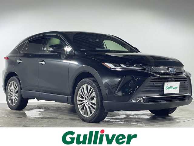 トヨタ ハリアー ハイブリッド Z 福岡県 2021(令3)年 3.4万km プレシャスブラックパール 禁煙車/純正12.3インチナビ/・USB/BT/Miracast/フルセグTV/・全方位モニター/・JBLプレミアムサウンド/トヨタセーフティセンス/ヘッドアップディスプレイ/デジタルインナーミラー（録画機能付き）/パワーバックドア/ETC2.0/ハーフレザーシート/・パワーシート（D)/ブレーキホールド/革巻きステアリング/・ステアリングリモコン
