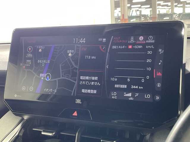 トヨタ ハリアー ハイブリッド Z 福岡県 2021(令3)年 3.4万km プレシャスブラックパール 禁煙車/純正12.3インチナビ/・USB/BT/Miracast/フルセグTV/・全方位モニター/・JBLプレミアムサウンド/トヨタセーフティセンス/ヘッドアップディスプレイ/デジタルインナーミラー（録画機能付き）/パワーバックドア/ETC2.0/ハーフレザーシート/・パワーシート（D)/ブレーキホールド/革巻きステアリング/・ステアリングリモコン