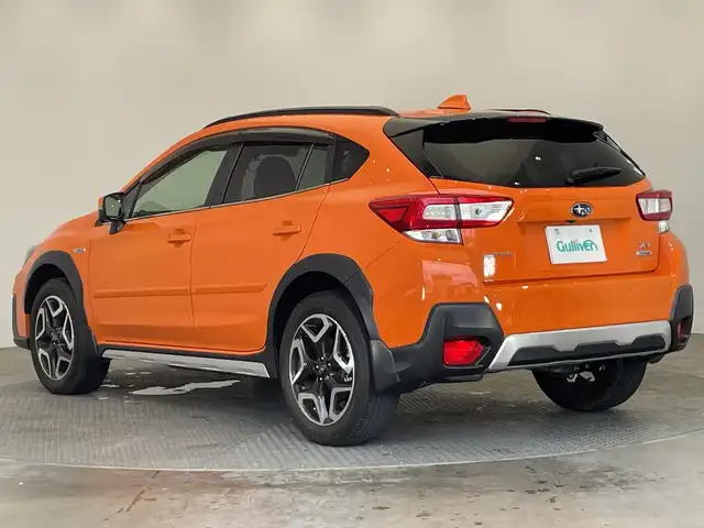 スバル ＸＶ ハイブリッド アドバンス 栃木県 2019(平31)年 2.6万km サンシャインオレンジ 4WD/純正ナビ/　（CD/DVD/フルセグTV/Bluetooth/USB/HDMI/AUX）/バック+サイドカメラ/アイサイトVer.3/・プリクラッシュブレーキ/・プリクラッシュブレーキアシスト/・AT誤発進抑制機能/・AT誤後進抑制制御＆後退速度リミッター/・車線逸脱警報/・ふらつき警報/・先行車発進お知らせ機能/・全車速追従クルーズコントロール/BSM/パドルシフト/オートブレーキホールド/コーナーセンサー/前方ドライブレコーダー/ハーフレザーシート/禁煙車/オートライト/LEDヘッドライト/横滑り防止装置/スマートキー/プッシュスタート/純正18インチアルミホイール