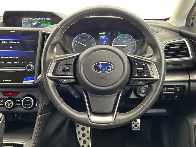 スバル ＸＶ ハイブリッド アドバンス 栃木県 2019(平31)年 2.6万km サンシャインオレンジ 4WD/純正ナビ/　（CD/DVD/フルセグTV/Bluetooth/USB/HDMI/AUX）/バック+サイドカメラ/アイサイトVer.3/・プリクラッシュブレーキ/・プリクラッシュブレーキアシスト/・AT誤発進抑制機能/・AT誤後進抑制制御＆後退速度リミッター/・車線逸脱警報/・ふらつき警報/・先行車発進お知らせ機能/・全車速追従クルーズコントロール/BSM/パドルシフト/オートブレーキホールド/コーナーセンサー/前方ドライブレコーダー/ハーフレザーシート/禁煙車/オートライト/LEDヘッドライト/横滑り防止装置/スマートキー/プッシュスタート/純正18インチアルミホイール