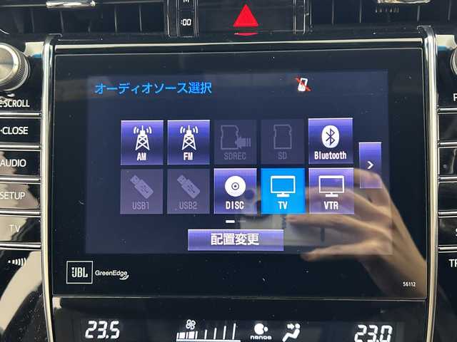 トヨタ ハリアー プレミアム アドバンスドP 三重県 2015(平27)年 5.8万km ブラック /禁煙車//純正ナビ//AM/FM/CD/DVD/フルセグ/Bluetooth//レーダークルーズコントロール//パノラミックビューモニター//JBLプレミアムサウンド//パワーシート//パワーバックドア//ハーフレザーシート//ワイヤレスチャージャー//オートライト//オートハイビーム//純正18インチAW