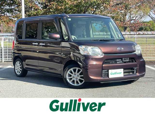 ダイハツ タント L SA 静岡県 2013(平25)年 4.6万km プラムブラウンクリスタルマイカ スマートアシスト　/両側スライドドア　/純正CDオーディオ　/電動格納ミラー　/ヘッドライトレベライザー　/純正ラバーマット　/純正14インチAW　/リモコンキー　/保証書　/取説