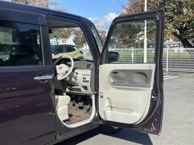 ダイハツ タント L SA 静岡県 2013(平25)年 4.6万km プラムブラウンクリスタルマイカ スマートアシスト　/両側スライドドア　/純正CDオーディオ　/電動格納ミラー　/ヘッドライトレベライザー　/純正ラバーマット　/純正14インチAW　/リモコンキー　/保証書　/取説