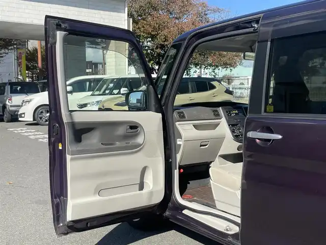 ダイハツ タント L SA 静岡県 2013(平25)年 4.6万km プラムブラウンクリスタルマイカ スマートアシスト　/両側スライドドア　/純正CDオーディオ　/電動格納ミラー　/ヘッドライトレベライザー　/純正ラバーマット　/純正14インチAW　/リモコンキー　/保証書　/取説