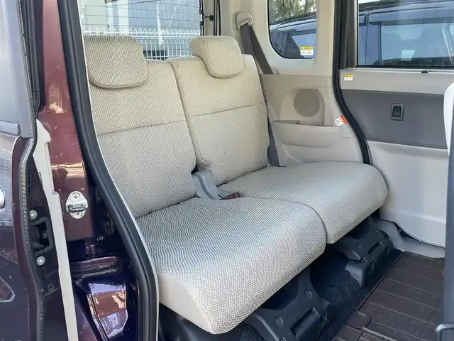 ダイハツ タント L SA 静岡県 2013(平25)年 4.6万km プラムブラウンクリスタルマイカ スマートアシスト　/両側スライドドア　/純正CDオーディオ　/電動格納ミラー　/ヘッドライトレベライザー　/純正ラバーマット　/純正14インチAW　/リモコンキー　/保証書　/取説