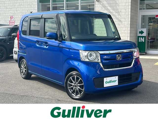 ホンダ Ｎ ＢＯＸ G L ホンダセンシング 鳥取県 2018(平30)年 6万km 青Ｍ ホンダセンシング /・衝突軽減ブレーキ/・誤発進抑制機能/・歩行者事故低減ステアリング/・路外逸脱抑制機能/・アダプティブクルーズコントロール/・車線維持支援システム/・オートハイビーム/・先行車発進お知らせ機能/・標識認識機能/社外ナビ 【MDV-D504BT】/・フルセグ/・Bluetooth/バックカメラ/両側電動スライドドア/スマートキー/プッシュスタート/ビルトインETC/LEDヘッドライト/オートライト/カーテンエアバック