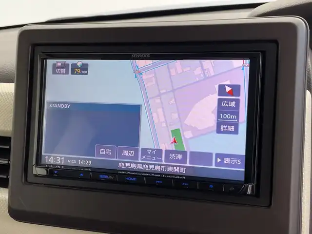 ホンダ Ｎ ＢＯＸ G L ホンダセンシング 鹿児島県 2018(平30)年 6万km ブリリアントスポーティブルーメタリック2トーン ホンダセンシング /・衝突軽減ブレーキ/・誤発進抑制機能/・歩行者事故低減ステアリング/・路外逸脱抑制機能/・アダプティブクルーズコントロール/・車線維持支援システム/・オートハイビーム/・先行車発進お知らせ機能/・標識認識機能/社外ナビ 【MDV-D504BT】/（フルセグ/Bluetooth)/バックカメラ/両側電動スライドドア/スマートキー/プッシュスタート/ビルトインETC/LEDヘッドライト/オートライト/カーテンエアバック