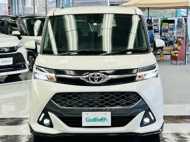 トヨタ タンク カスタムG－T 千葉県 2020(令2)年 0.6万km パールホワイトⅢ 社外ナビ/・フルセグTV/・Bluetooth/・バックカメラ/・DVD再生機能/スマートアシストIII/・衝突軽減機能/・衝突回避支援ブレーキ/・誤発進抑制制限機能/・車線逸脱警報/・先行車発進お知らせ機能/・オートハイビーム/両側パワースライドドア/クルーズコントロール/アイドリングスイッチ/スマートキー２本/ETC/ドアバイザー/純正フロアマット/保証書