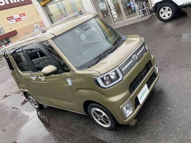 トヨタ ピクシスメガ Gターボ SAⅢ 滋賀県 2022(令4)年 2万km Ｄグリーン オフビートカーキメタリック（G55）/ワンオーナー/ターボ車/スマートアシストIII/純正7インチナビ/Bluetooth、CD、SD、フルセグテレビ/バックカメラ/純正ETC/両側パワースライドドア/フロント360°リアドライブレコーダー/LEDヘッドライト、LEDフォグランプ/運転席シートヒーター/社外14インチアルミホイール/レーダー探知機/スペアキー有り/取扱説明書/保証書