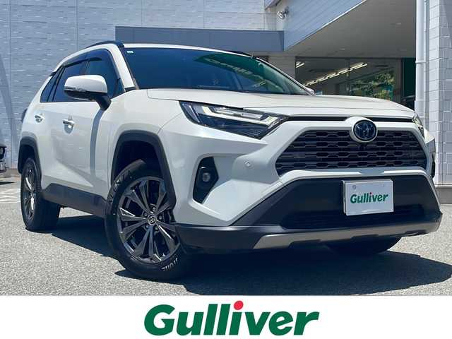 トヨタ ＲＡＶ４ ハイブリッドG 兵庫県 2021(令3)年 4万km ホワイトパールクリスタルシャイン ワンオーナー/純正ナビ/TV/AM/FM/Microcast/Bluetooth/USB/クルーズコントロール/レーントレーシングアシスト/プリクラッシュセーフティ/ブラインドスポットモニター/リヤクロストラフィックアラート/パーキングサポートブレーキ/ロードサインアシスト/プッシュスタート/スマートキー×２/MTモード付き/ETC/ドラレコ前後/全方位モニター/パワーバックドア/レザーシート/純正フロアマット/純正アルミホイール/シートヒーター/シートクーラー/ハンドルヒーター/ステアリングリモコン/シートメモリー/電動パーキング/オートホールド