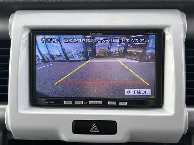 スズキ ハスラー G 栃木県 2014(平26)年 4万km スチールシルバーM 5速MT/社外メモリナビ/ワンセグTV/CD/AM/FM/USB/バックカメラ/ETC/キーレス/スペアキー/シートヒーター/アイドリングストップ/AAC/ヘッドライトレベライザー/純正フロアマット/保証書/取説