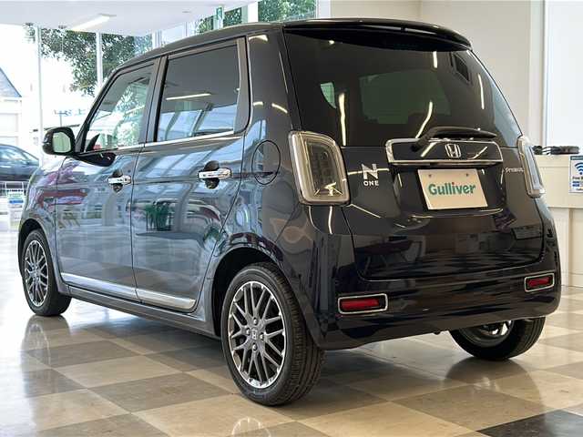 ホンダ Ｎ ＯＮＥ プレミアム ツアラー 岐阜県 2021(令3)年 2.4万km ミッドナイトブルービームM ホンダセンシング/純正ナビ/バックカメラ/Bluetooth/スマートキー/プッシュスタート/アダプティブクルーズコントロール/LEDヘッドライト/ETC/ハーフレザーシート/アレルクリーンシート/前席シートヒーター/クリアランスソナー/純正ドライブレコーダー/ステアリングスイッチ/電子制御パーキングブレーキ/オートブレーキホールド機能/Premium専用エクステリア/・クロームメッキ/・フロントグリルモール/・クロームメッキ/・フォグライトガーニッシュモール/・クロームメッキ/・サイドモール/・クロームメッキ/・リアバンパーモール/・カラードリアライセンスガーニッシュ〈クロームメッキ・モール〉/・カラードテールゲートスポイラー/・Premiumエンブレム
